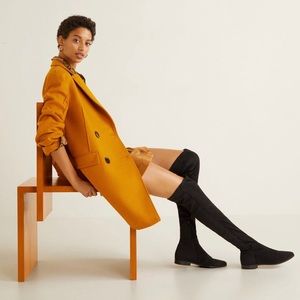 Mango flat over the knee boots